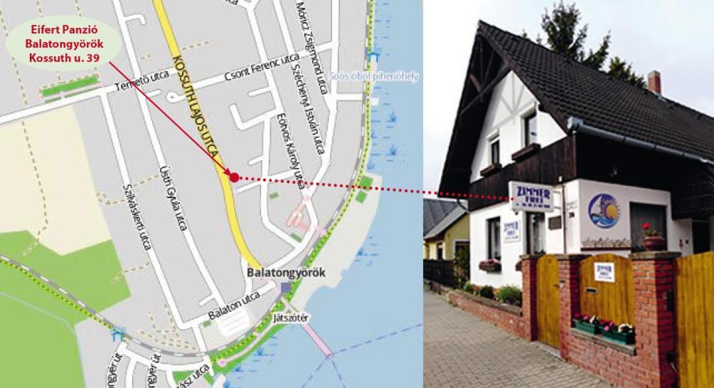 Balatongyörök Eifert Haz B&B 외부 사진
